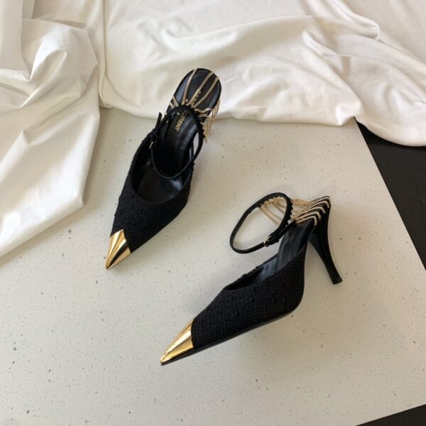 Yves Saint Laurent #4134 Women Fashionable High-Heeled Shoes - Image 3