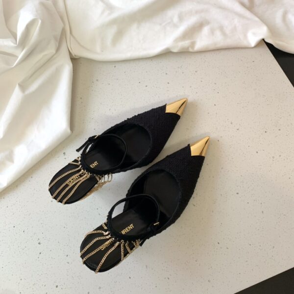 Yves Saint Laurent #4134 Women Fashionable High-Heeled Shoes - Image 4
