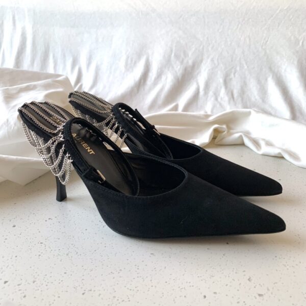 Yves Saint Laurent #4137 Women Fashionable High-Heeled Shoes - Image 2
