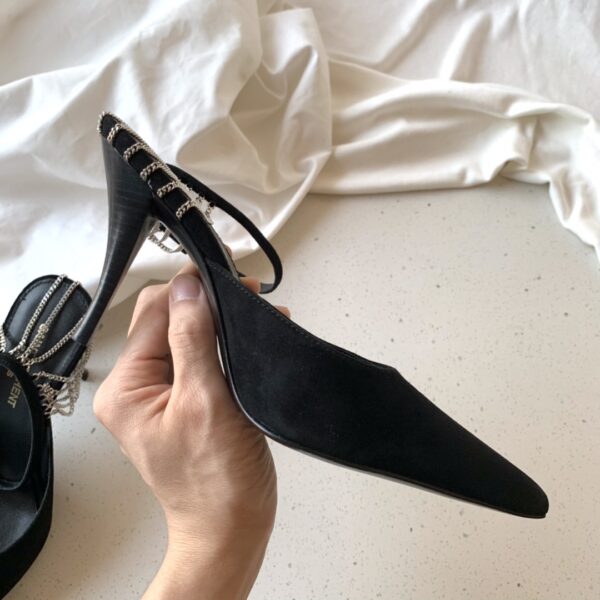 Yves Saint Laurent #4137 Women Fashionable High-Heeled Shoes - Image 5