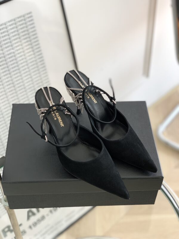 Yves Saint Laurent #59121 Fashionable High-Heeled Shoes - Image 5