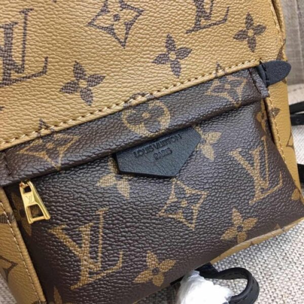LV palm springs backpack mini monogram reverse canvas M42411 - Image 2