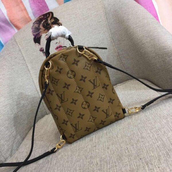 LV palm springs backpack mini monogram reverse canvas M42411 - Image 5