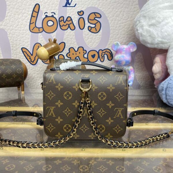 Louis Vuitton Monogram and Monogram Reverse Pochette Metis Backpack M11941 - Image 2