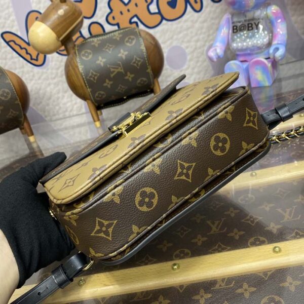 Louis Vuitton Monogram and Monogram Reverse Pochette Metis Backpack M11941 - Image 4