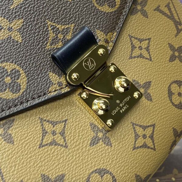 Louis Vuitton Monogram and Monogram Reverse Pochette Metis Backpack M11941 - Image 5