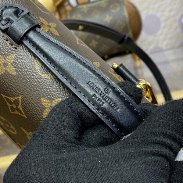 Louis Vuitton Monogram and Monogram Reverse Pochette Metis Backpack M11941 - Image 9