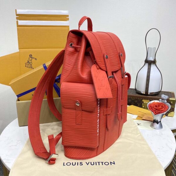 Louis Vuitton Epi XL grained leather Christopher MM M23764 - Image 3