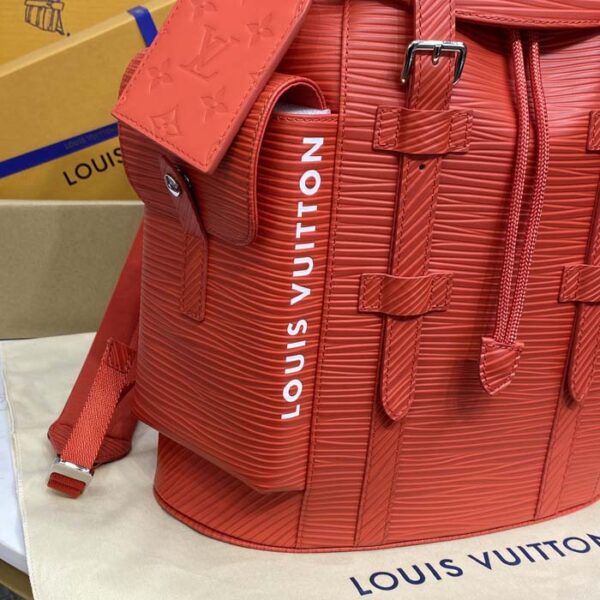 Louis Vuitton Epi XL grained leather Christopher MM M23764 - Image 4
