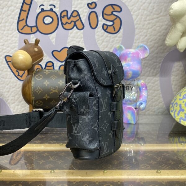 Louis Vuitton Monogram Eclipse Nano Christopher M82769 - Image 3