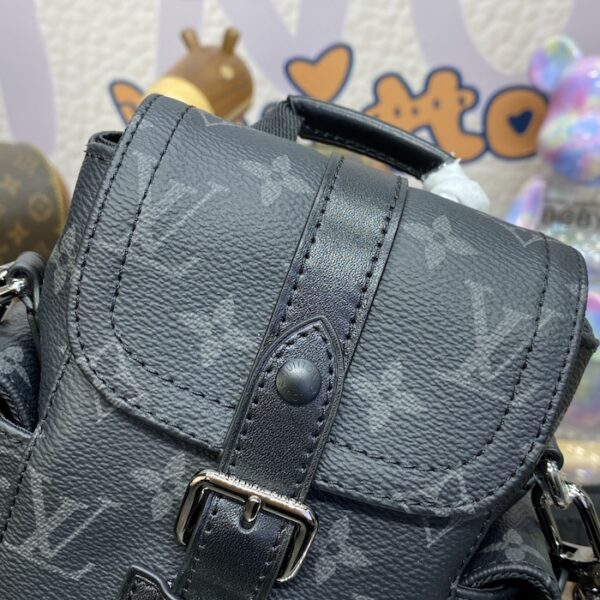 Louis Vuitton Monogram Eclipse Nano Christopher M82769 - Image 5