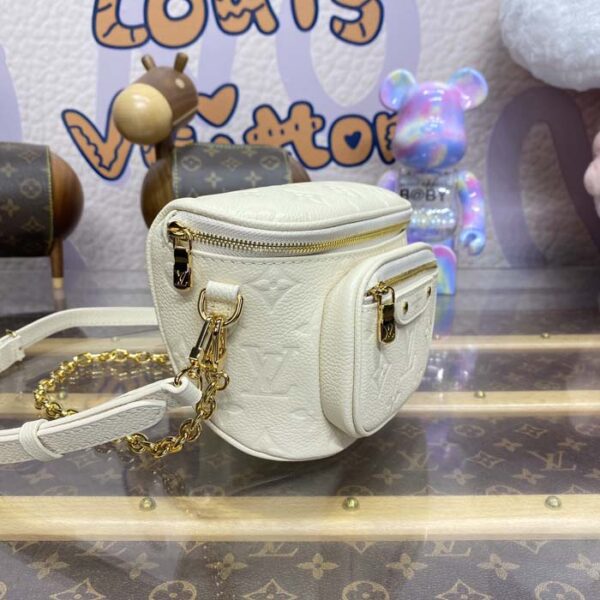Louis Vuitton Monogram Empreinte Leather Mini Bumbag M83275 - Image 4