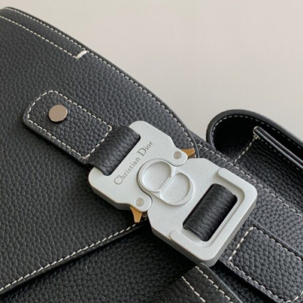 Dior Maxi Gallop Backpack Black Grained Calfskin - Image 5