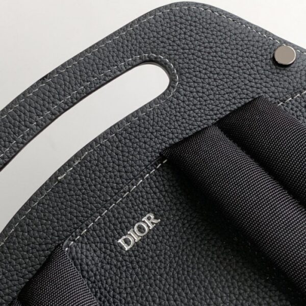 Dior Maxi Gallop Backpack Black Grained Calfskin - Image 6
