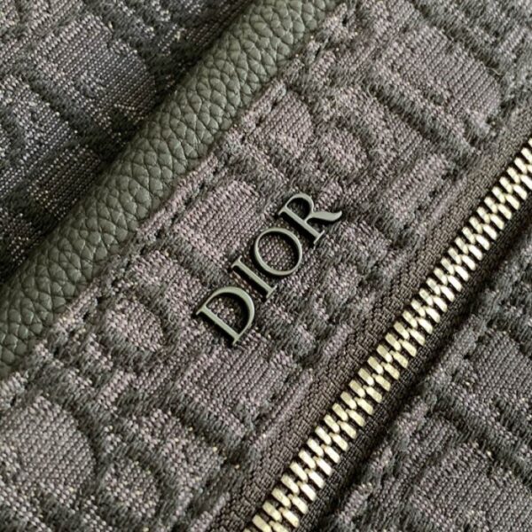 Dior Rider Backpack Black Dior Oblique Jacquard - Image 5