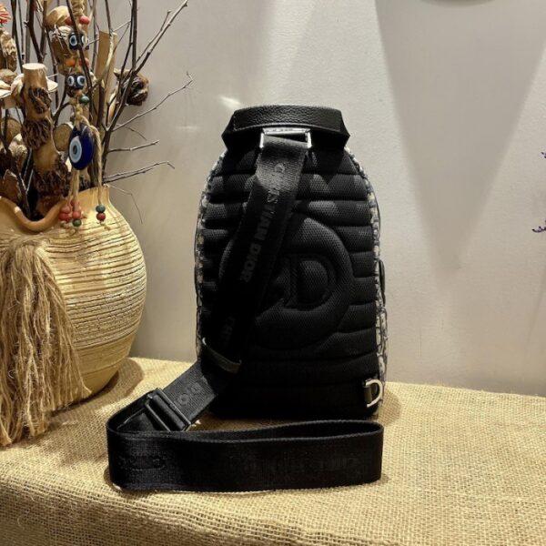 Dior Mini Rider Backpack BlackDior Mini Rider Backpack Black - Image 3