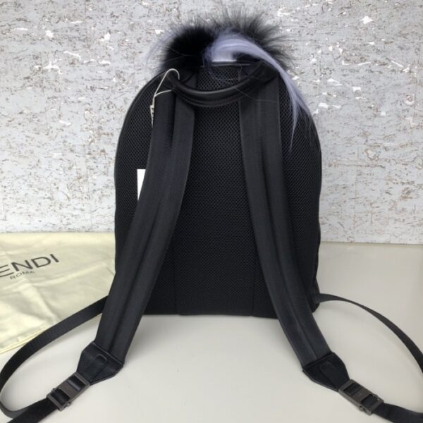 Fendi Bugs Eye Monster Black Nylon Backpack - Image 2