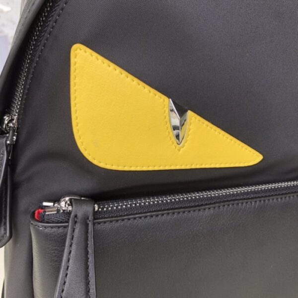 Fendi Monster Backpack in Black Nylon - Image 6