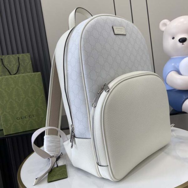 Gucci Medium GG backpack with tag White ‎795462 - Image 2