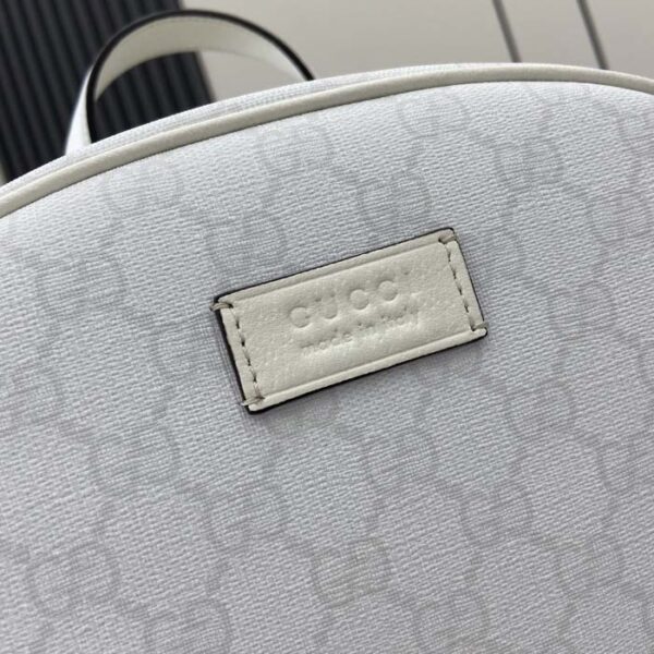 Gucci Medium GG backpack with tag White ‎795462 - Image 5