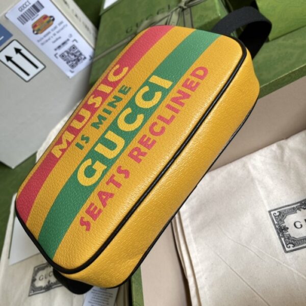 Gucci 100 belt bag yellow ‎602695 - Image 3