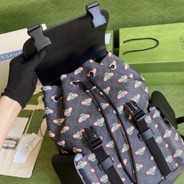 Gucci Bestiary backpack with bees ‎495563 - Image 5