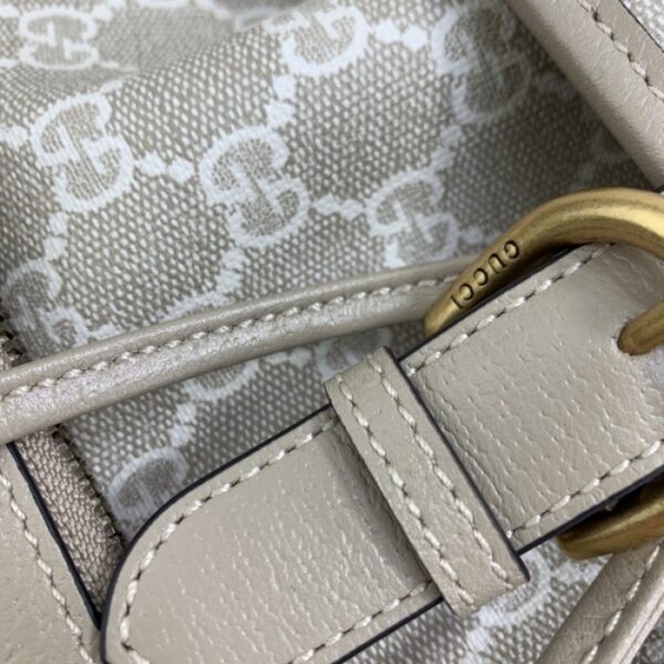 Gucci Backpack with Interlocking G ‎674147 Beige - Image 5