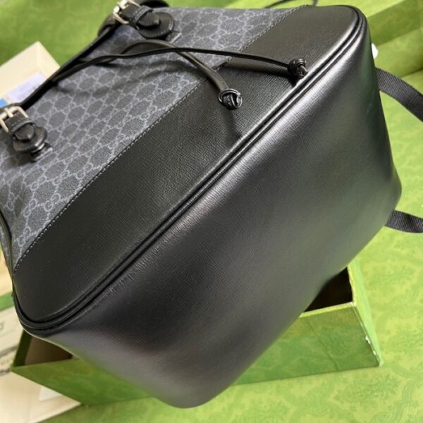 Gucci Medium backpack with Interlocking G ‎696013 Black - Image 3