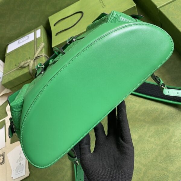 Gucci GG embossed backpack Green 625770 - Image 4