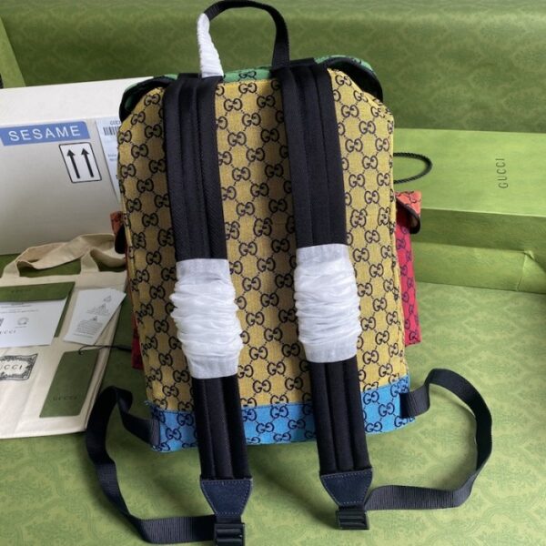 Gucci GG multicolour small backpack 658783 - Image 2