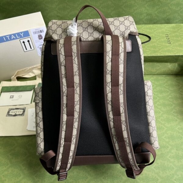 Gucci GG skateboard backpack with Web ‎690999 - Image 2