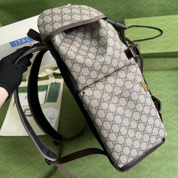 Gucci GG skateboard backpack with Web ‎690999 - Image 4