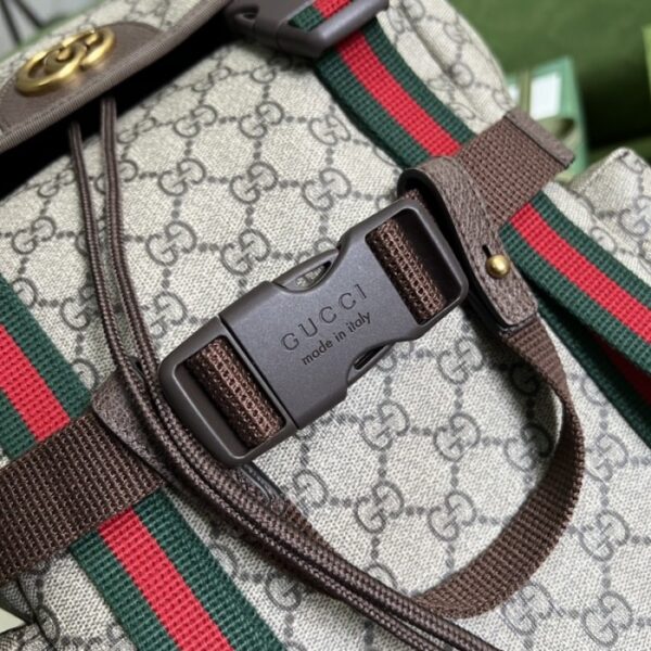 Gucci GG skateboard backpack with Web ‎690999 - Image 5