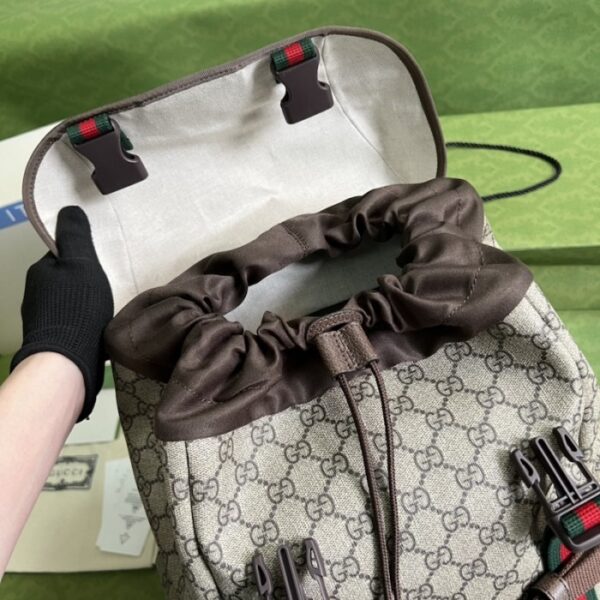 Gucci GG skateboard backpack with Web ‎690999 - Image 6