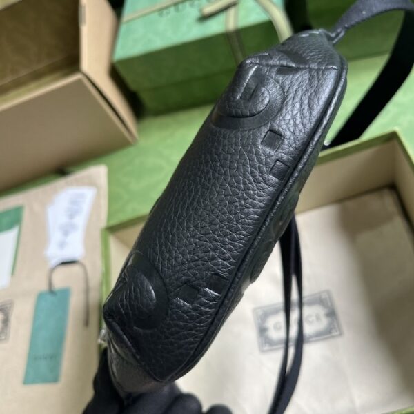Gucci Jumbo GG small belt bag Black ‎658582 - Image 3