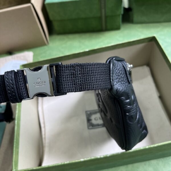 Gucci Jumbo GG small belt bag Black ‎658582 - Image 4