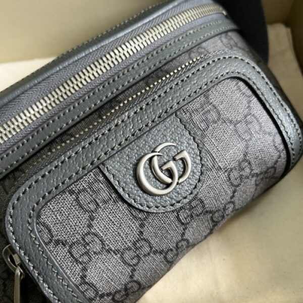 Gucci Ophidia belt bag ‎733868 Grey - Image 5