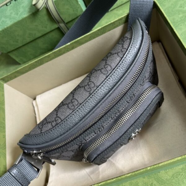Gucci Ophidia belt bag ‎733868 Grey - Image 6