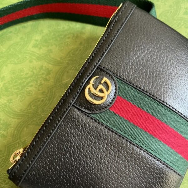 Gucci Ophidia GG heart utility belt Black - Image 4