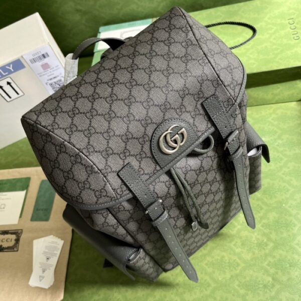 Gucci Ophidia GG medium backpack ‎598140 Grey - Image 5