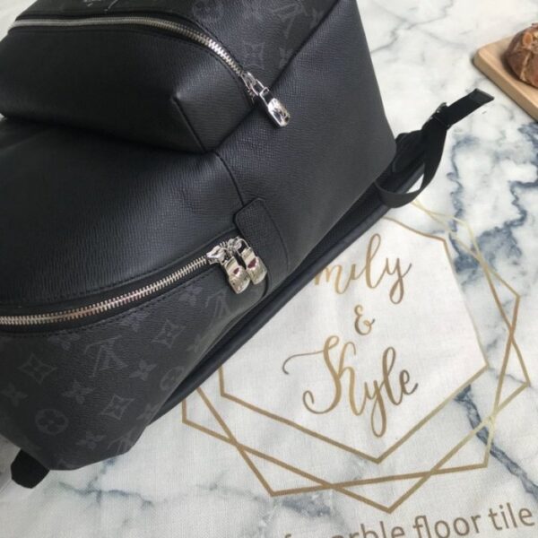 LV Monogram Eclipse Discovery Backpack PM M30230 - Image 4