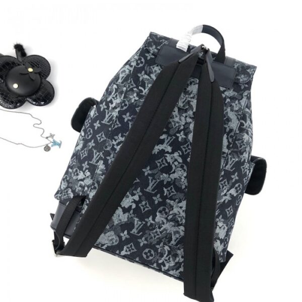 LV Monogram Tapestry Coated Canvas Christopher Backpack M57280 - Image 2
