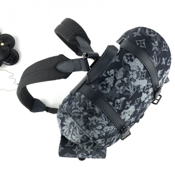 LV Monogram Tapestry Coated Canvas Christopher Backpack M57280 - Image 3