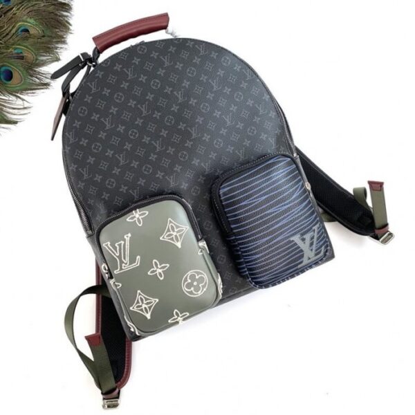 LV Monogram Eclipse Multipocket Backpack M45455 - Image 2