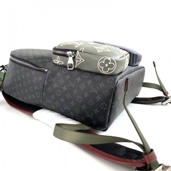 LV Monogram Eclipse Multipocket Backpack M45455 - Image 4