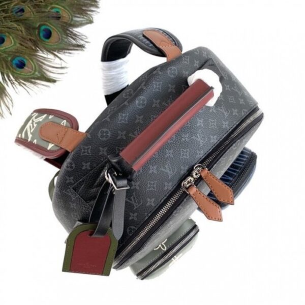 LV Monogram Eclipse Multipocket Backpack M45455 - Image 5