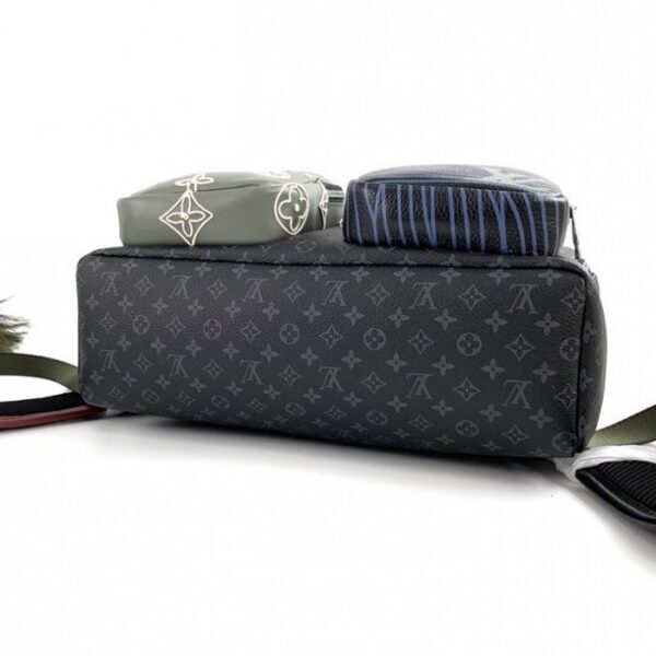 LV Monogram Eclipse Multipocket Backpack M45455 - Image 6