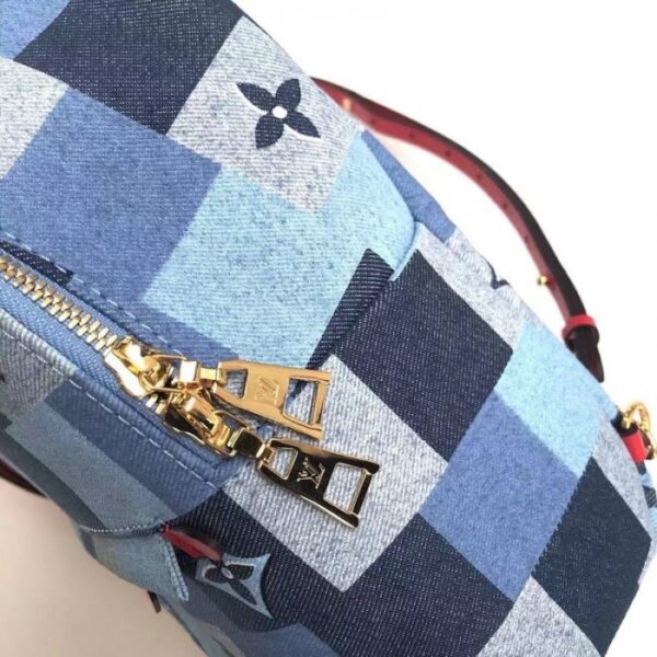 LV palm springs backpack mini monogram denim M45043 - Image 6
