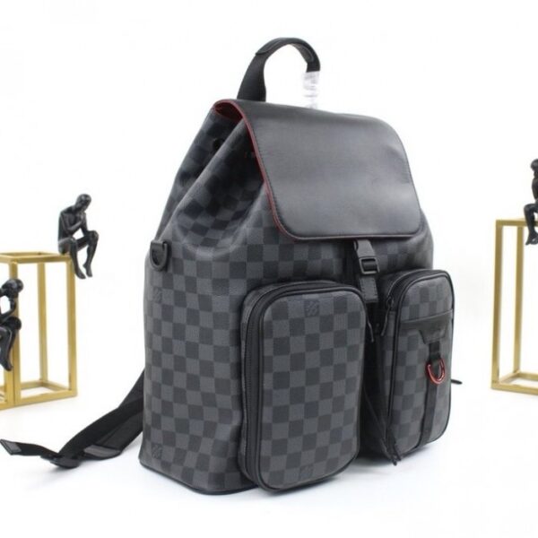 LV Damier Graphite Utility Backpack N40279 - Image 3