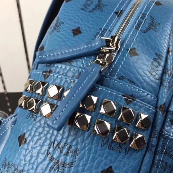 McM Stark Side Studs Backpack Large Blue - Image 6